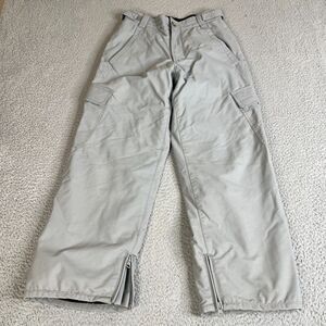 Billabong Snow Pants Unisex L Gray Waterproof Breathable Outerwear Ski Snowboard